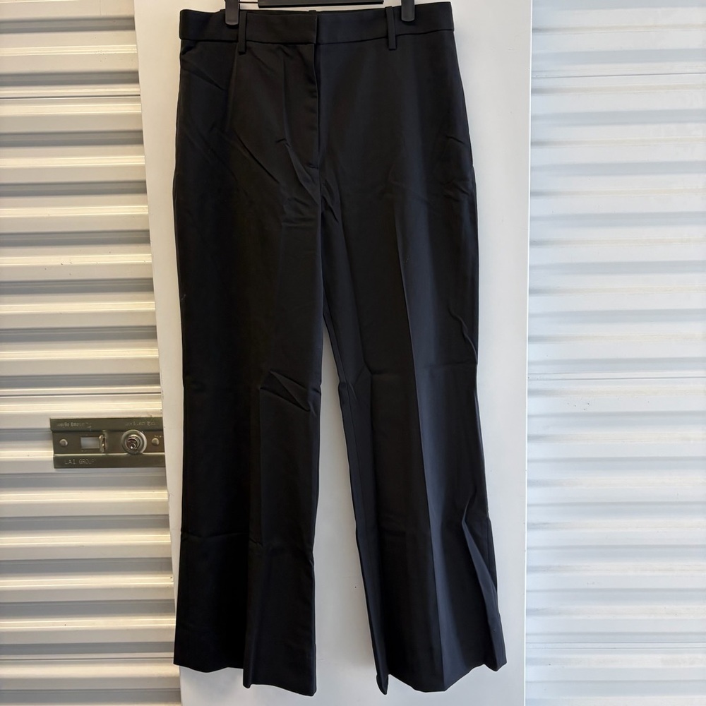Banana Republic Classic Black Wide-Leg Dress Pants Size 12